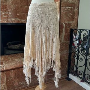 Soft Surroundings Crochet Lined Skirt Fringes will fit Medium